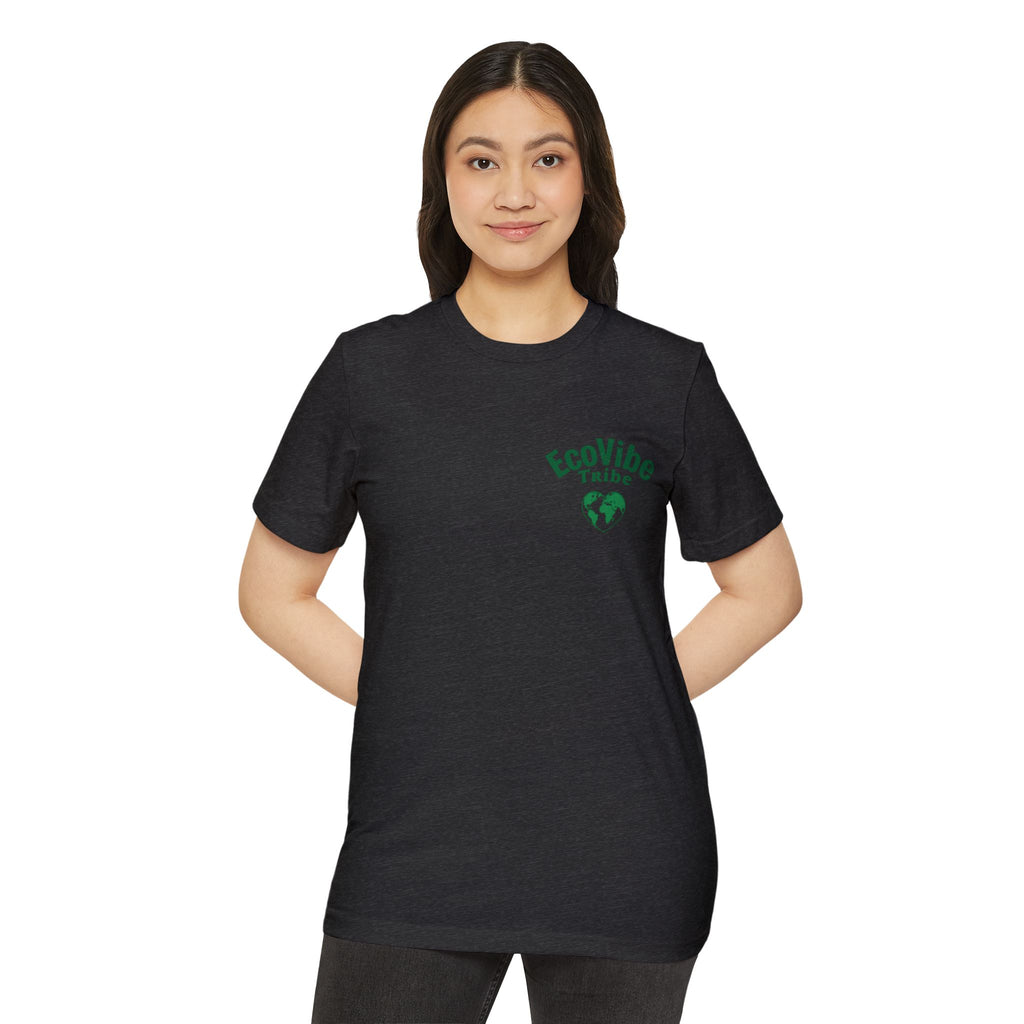 EcoVibe Tribe Unisex Recycled Organic T-Shirt, Eco-Friendly T-Shirt, Gift for Nature Lovers, Sustainable Fashion, Earth Day Gift