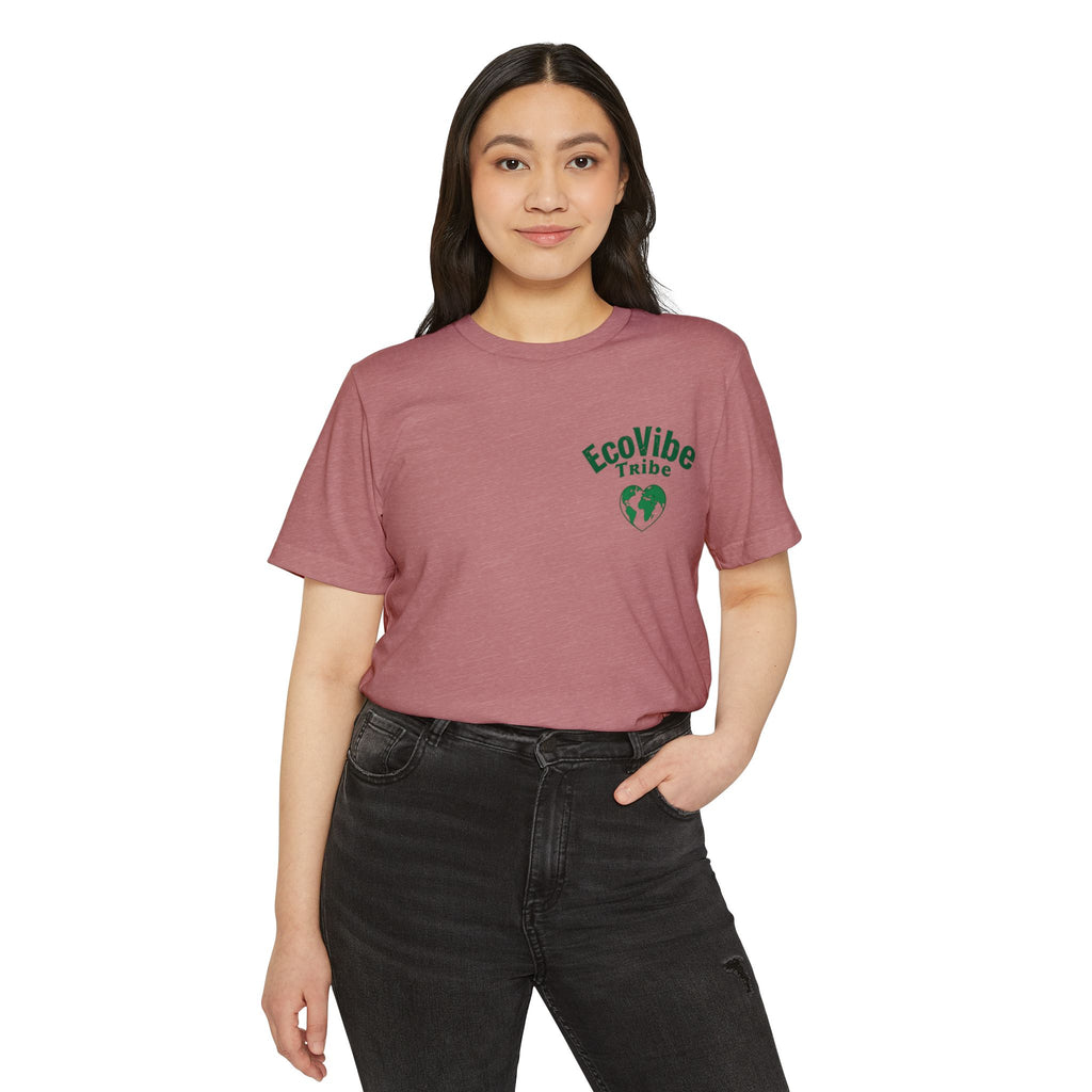 EcoVibe Tribe Unisex Recycled Organic T-Shirt, Eco-Friendly T-Shirt, Gift for Nature Lovers, Sustainable Fashion, Earth Day Gift