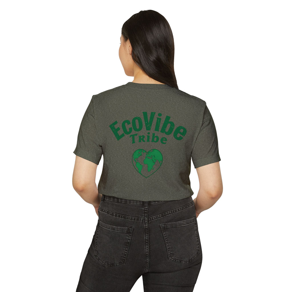 EcoVibe Tribe Unisex Recycled Organic T-Shirt, Eco-Friendly T-Shirt, Gift for Nature Lovers, Sustainable Fashion, Earth Day Gift
