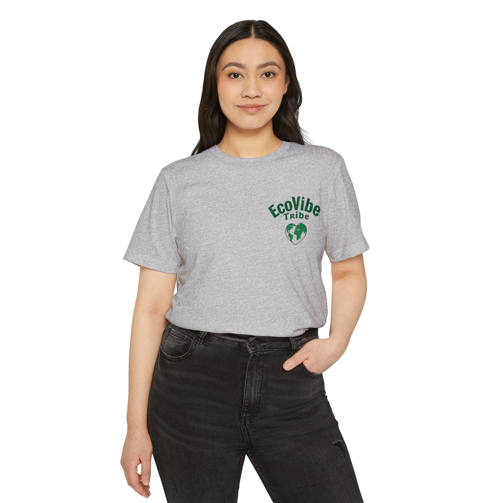EcoVibe Tribe Unisex Recycled Organic T-Shirt, Eco-Friendly T-Shirt, Gift for Nature Lovers, Sustainable Fashion, Earth Day Gift