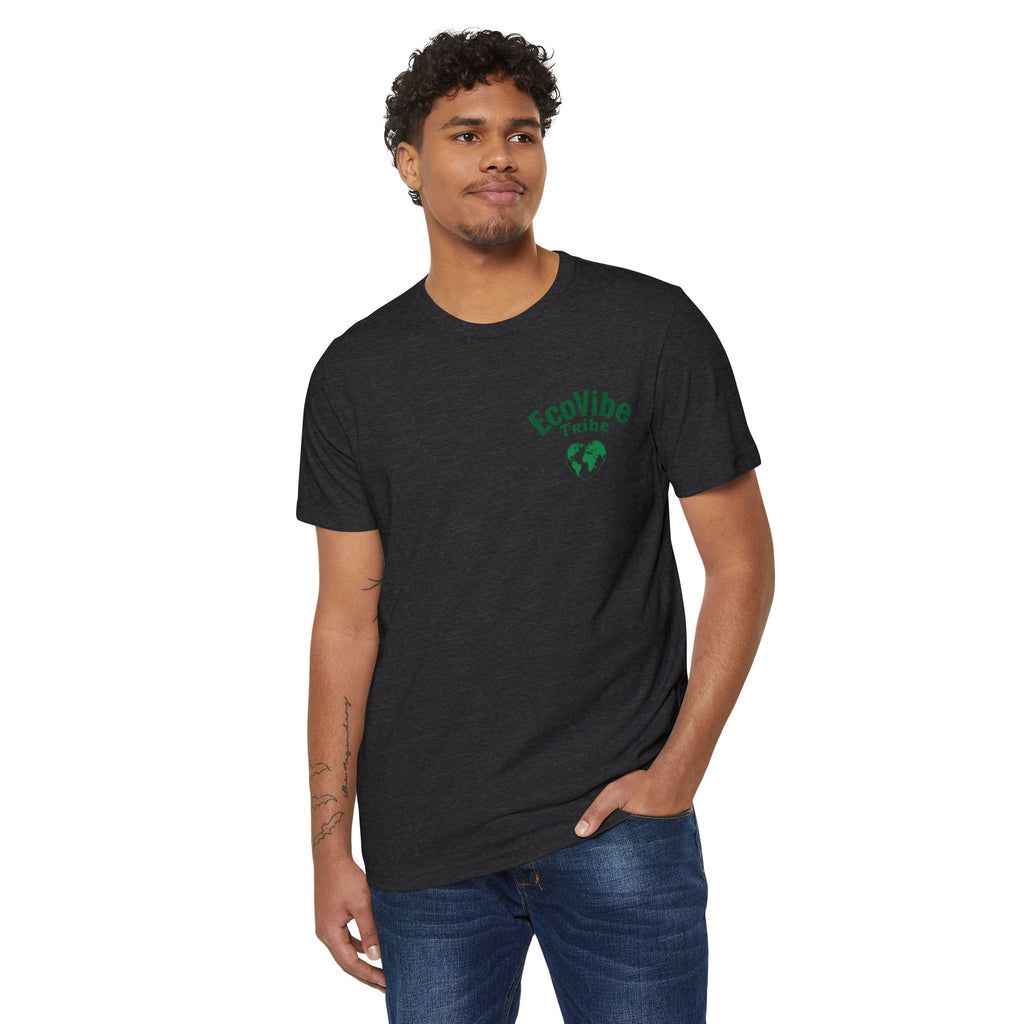 EcoVibe Tribe Unisex Recycled Organic T-Shirt, Eco-Friendly T-Shirt, Gift for Nature Lovers, Sustainable Fashion, Earth Day Gift