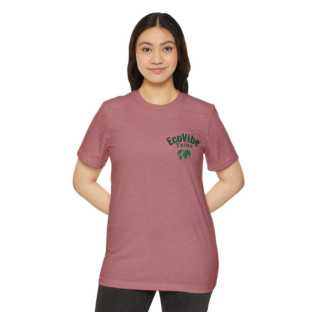 EcoVibe Tribe Unisex Recycled Organic T-Shirt, Eco-Friendly T-Shirt, Gift for Nature Lovers, Sustainable Fashion, Earth Day Gift