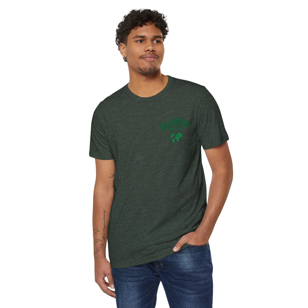 EcoVibe Tribe Unisex Recycled Organic T-Shirt, Eco-Friendly T-Shirt, Gift for Nature Lovers, Sustainable Fashion, Earth Day Gift