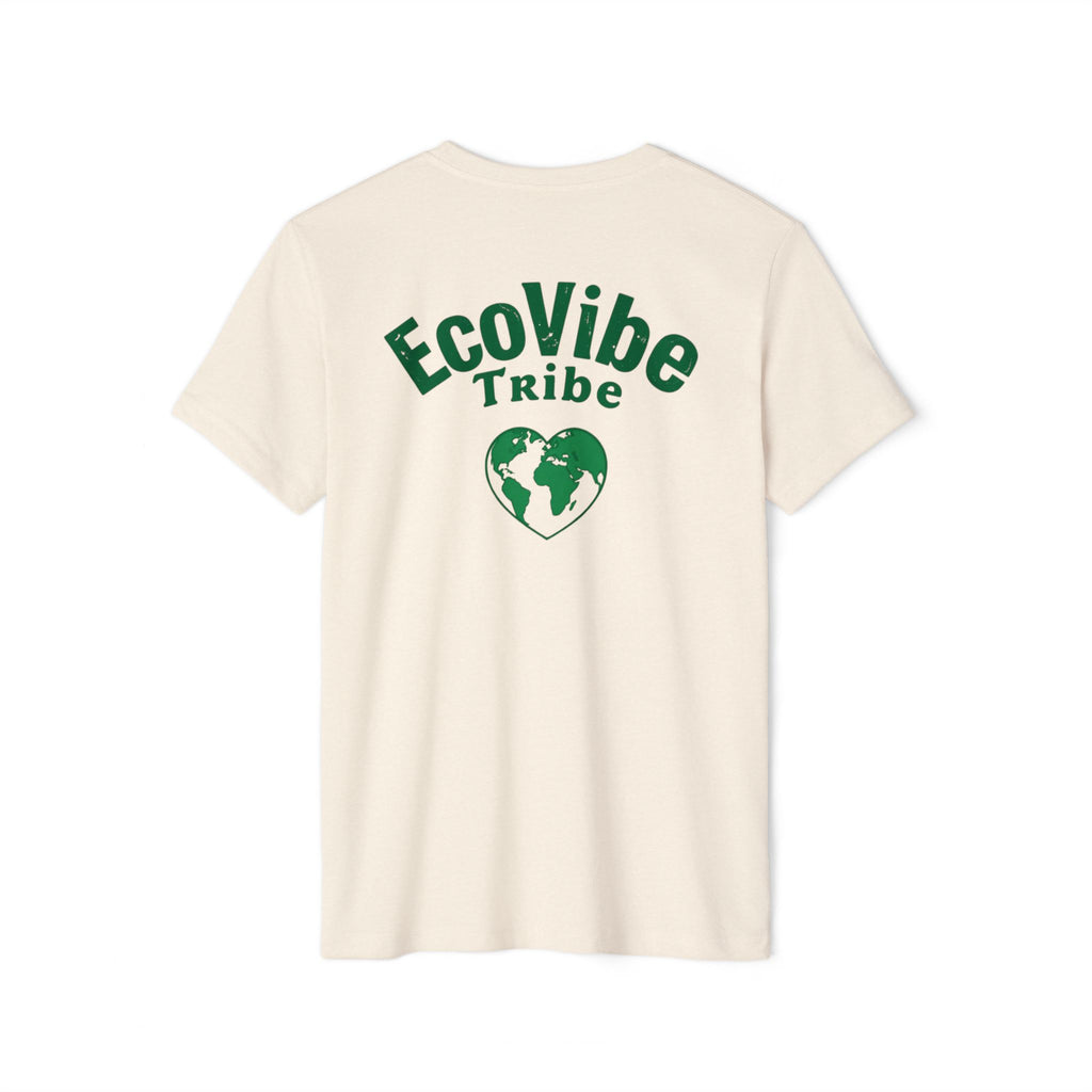 EcoVibe Tribe Unisex Recycled Organic T-Shirt, Eco-Friendly T-Shirt, Gift for Nature Lovers, Sustainable Fashion, Earth Day Gift