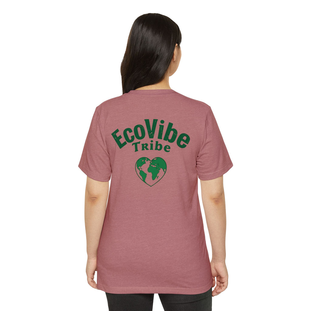 EcoVibe Tribe Unisex Recycled Organic T-Shirt, Eco-Friendly T-Shirt, Gift for Nature Lovers, Sustainable Fashion, Earth Day Gift