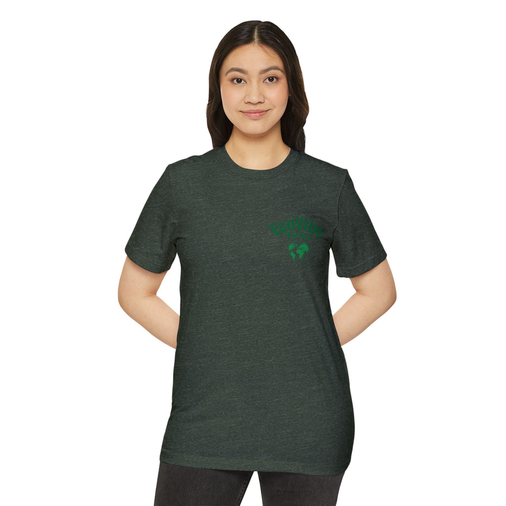 EcoVibe Tribe Unisex Recycled Organic T-Shirt, Eco-Friendly T-Shirt, Gift for Nature Lovers, Sustainable Fashion, Earth Day Gift