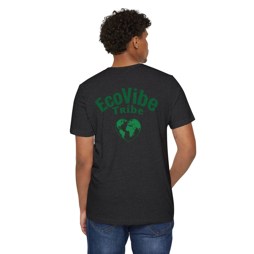 EcoVibe Tribe Unisex Recycled Organic T-Shirt, Eco-Friendly T-Shirt, Gift for Nature Lovers, Sustainable Fashion, Earth Day Gift