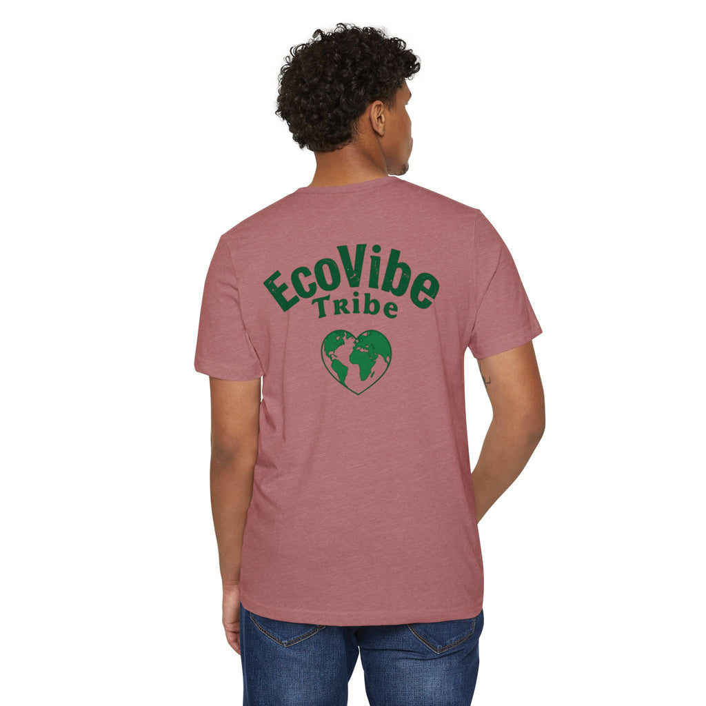 EcoVibe Tribe Unisex Recycled Organic T-Shirt, Eco-Friendly T-Shirt, Gift for Nature Lovers, Sustainable Fashion, Earth Day Gift