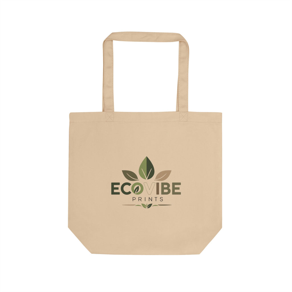 EcoVibe-Friendly Tote Bag - Reusable Shopping Bag, Chic Grocery Bag, Sustainable Gift, Everyday Carryall, Eco Print Design