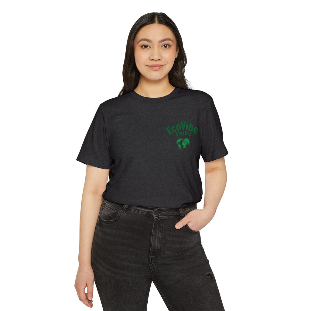 EcoVibe Tribe Unisex Recycled Organic T-Shirt, Eco-Friendly T-Shirt, Gift for Nature Lovers, Sustainable Fashion, Earth Day Gift